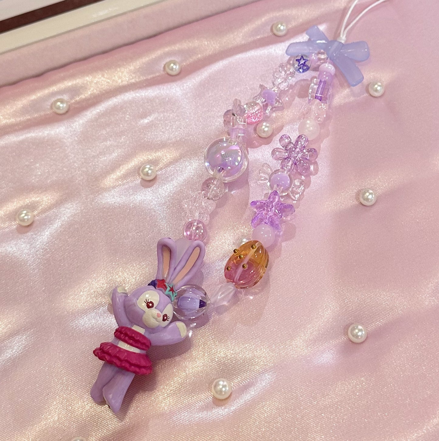 stella lou phone strap 💜 in pink ballet dress 🩰