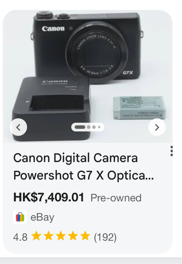 VIRAL🌍🔥 全球大熱款式 Canon Powershot G7x | 初次售賣 同行沒有的型號!