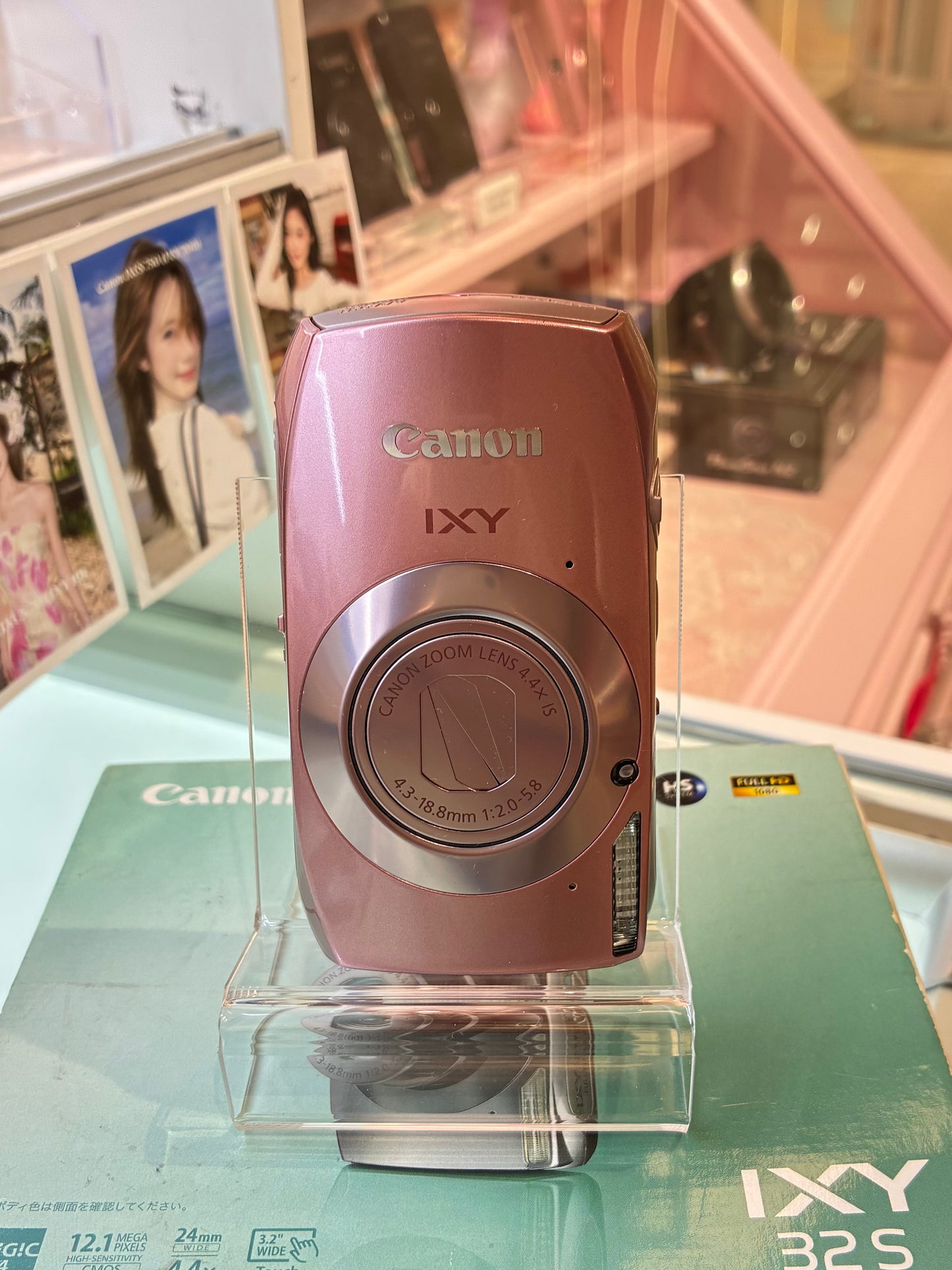 超稀有 Canon IXY 32S in Pink🎀 95成新!✨ (full set with box) touch screen model