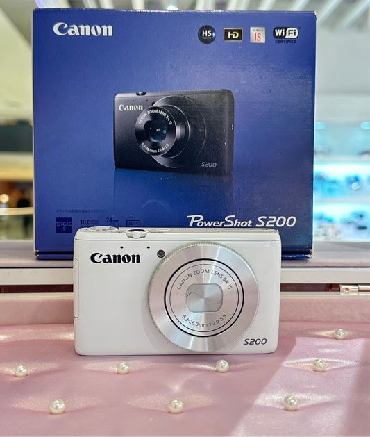 超稀有款補貨 Canon Powershot S200🤍(RARE) full set with box ✨ Excellent Condition
