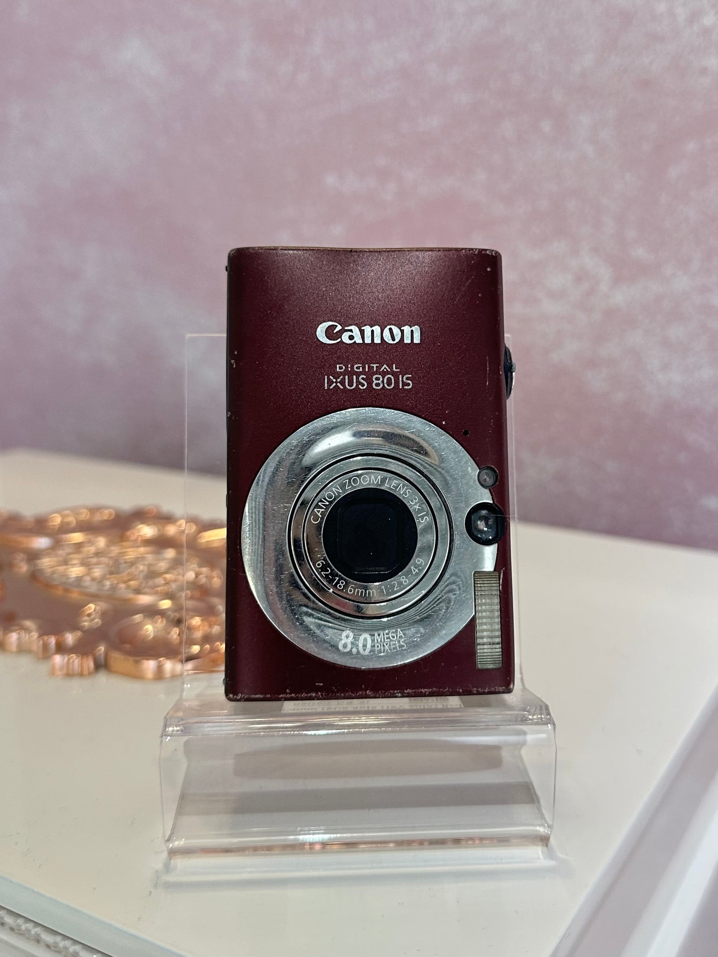 Canon IXUS 80IS (IXY 20IS) Red