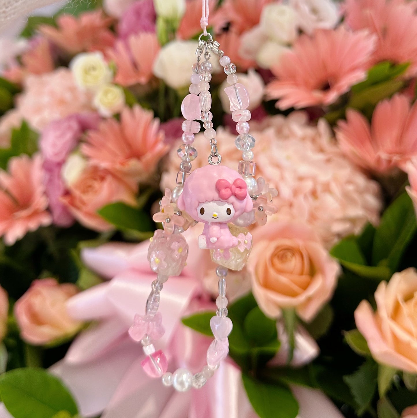 sanrio piano phone strap 💗 with sakura 🌸