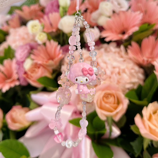 sanrio piano phone strap 💗 with sakura 🌸