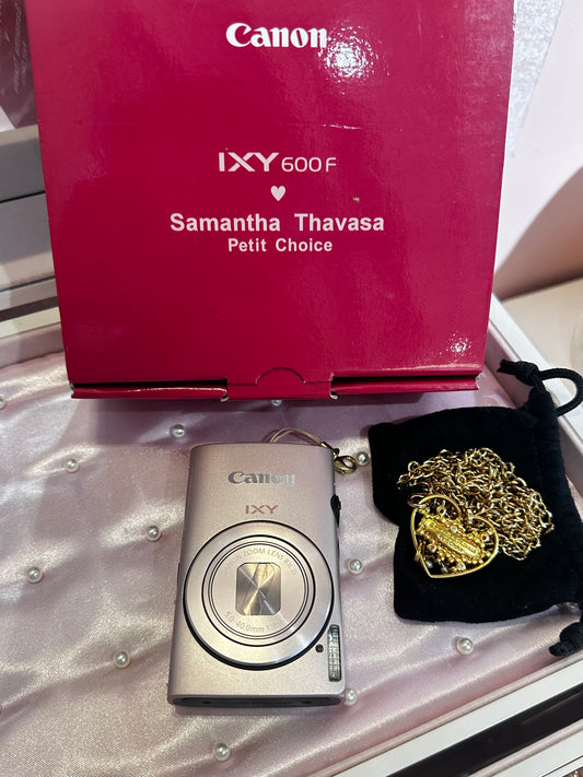 超稀有！全日本限量4萬台的 Samantha Thavasa × Canon 聯名CCD ♥「IXY 600F　香檳粉紅」罕有帶原裝盒