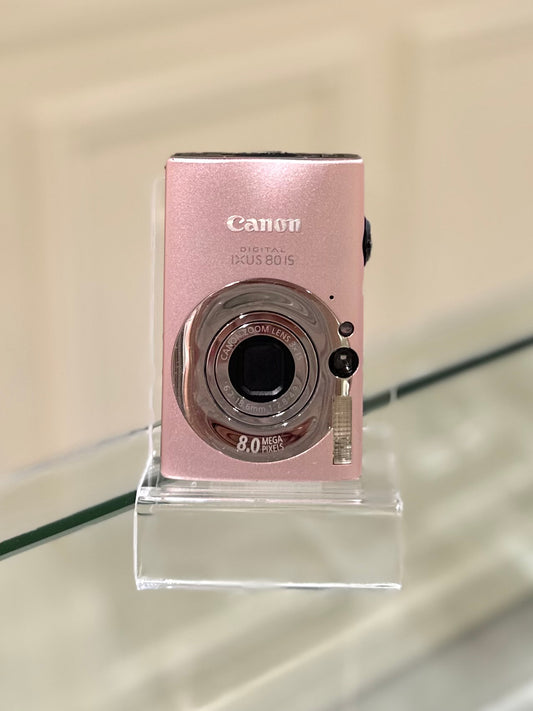 Canon IXUS 80is in pink