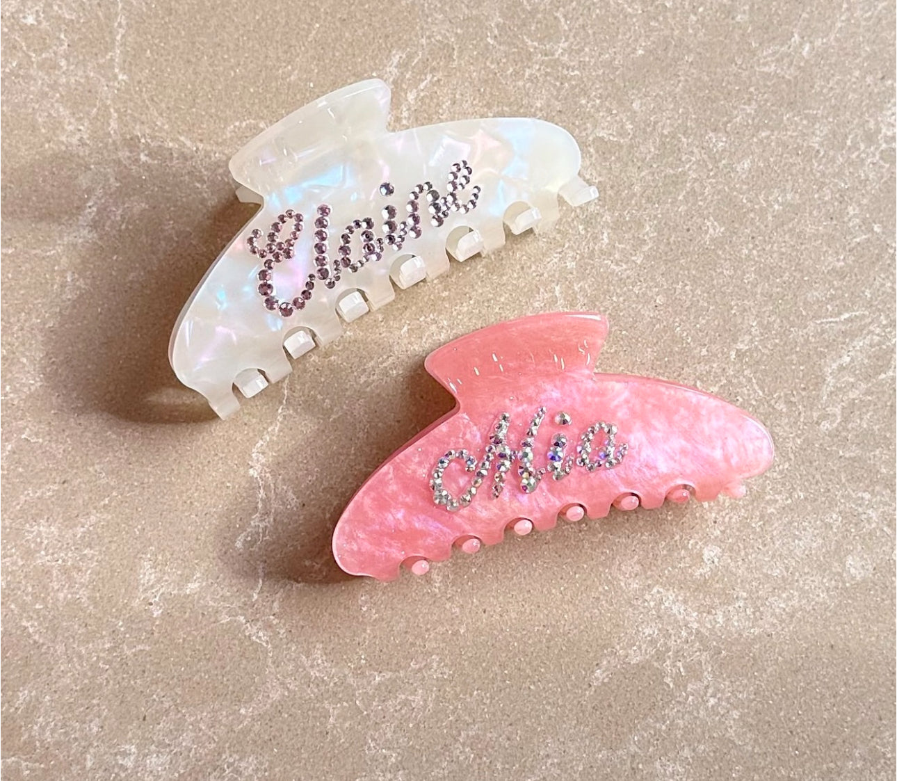 新品 實物超閃! Customised Name Claw Clip 🎀✨ 第一批落單限定優惠價🛒