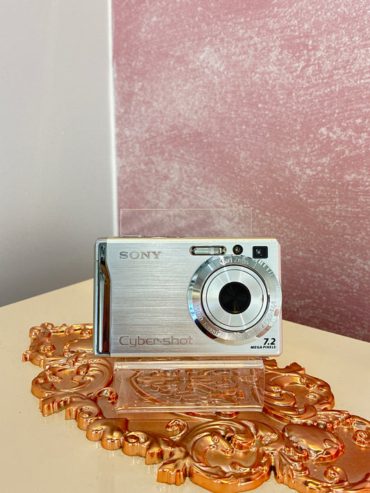 Sony Cybershot DSC W80 in silver
