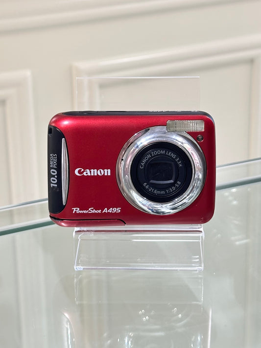 Canon Powershot A495 in red