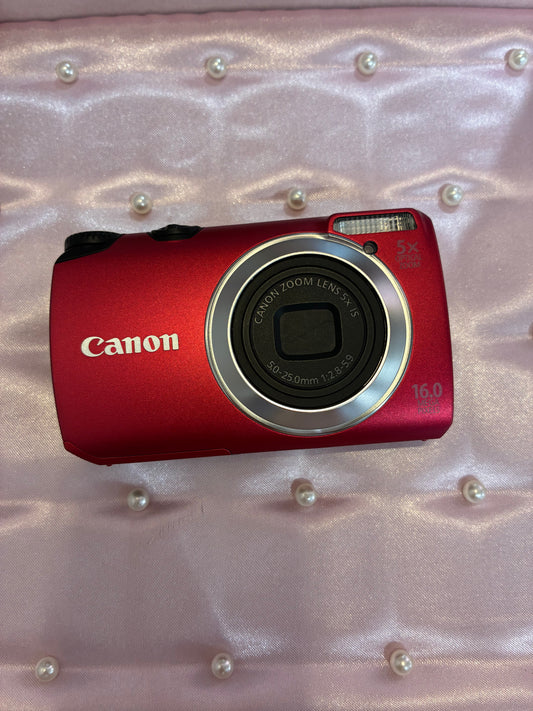 Canon Powershot A3300is in red