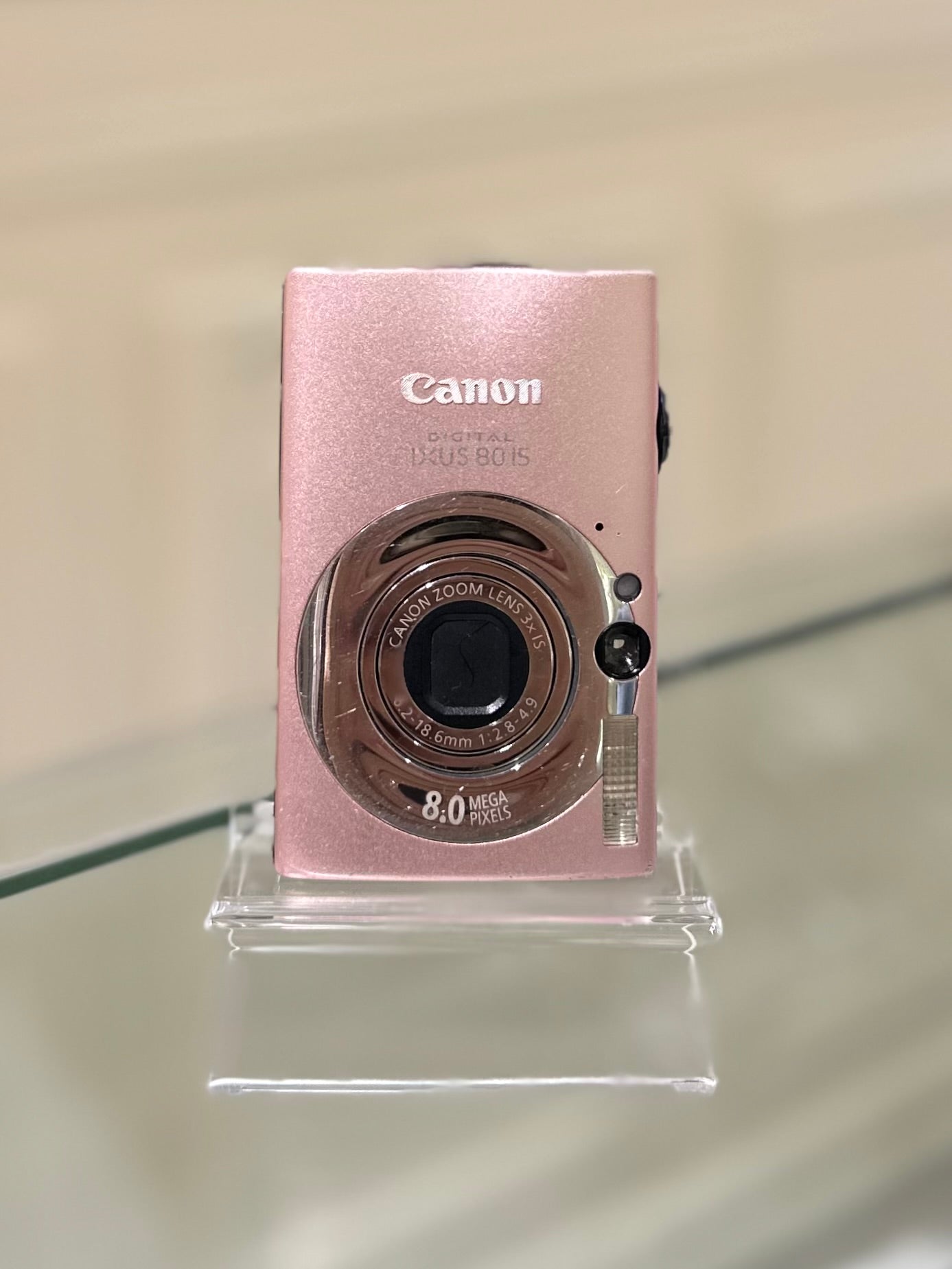Canon IXUS 80is in pink