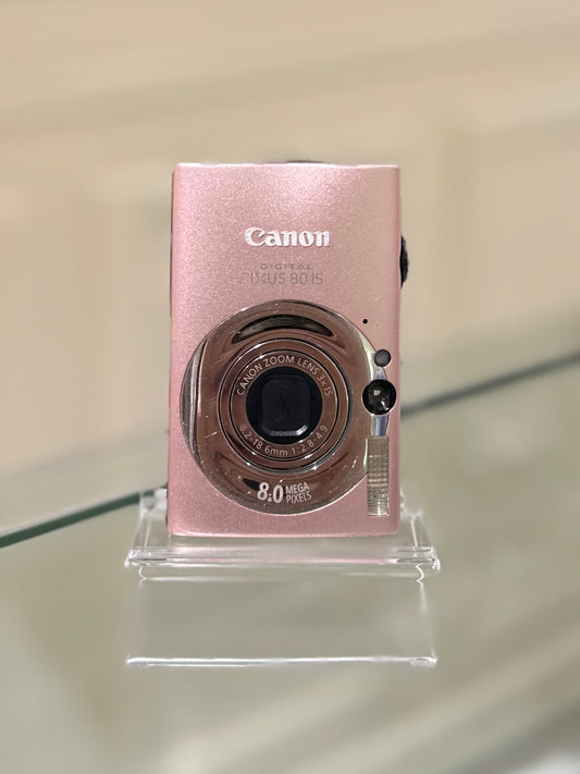 Canon IXUS 80is in pink