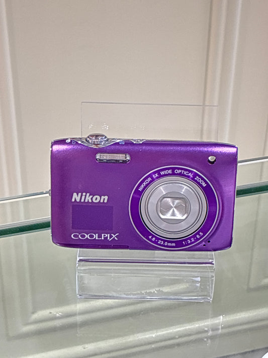 Nikon Coolpix S3100 Purple Excellent Condition
