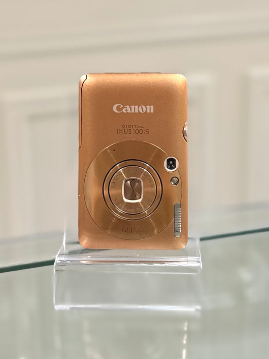 人像神機💛｜Canon IXUS 100is in Gold