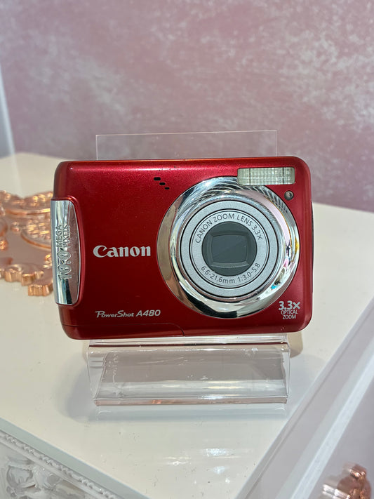Canon Powershot A480 Red