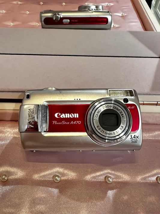 Canon Powershot A470 in pink