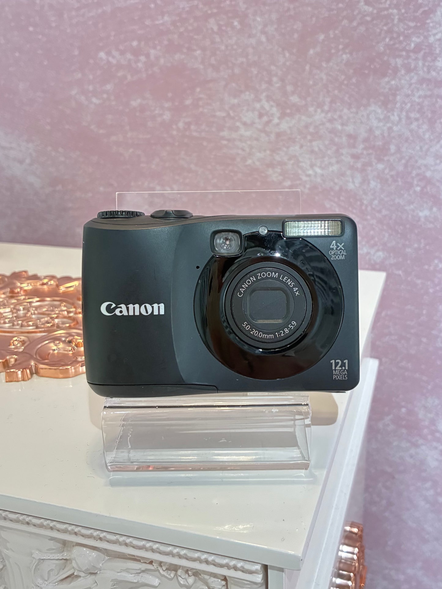 Canon Powershot A1200 HD excellent condition black pink Jennie 同款