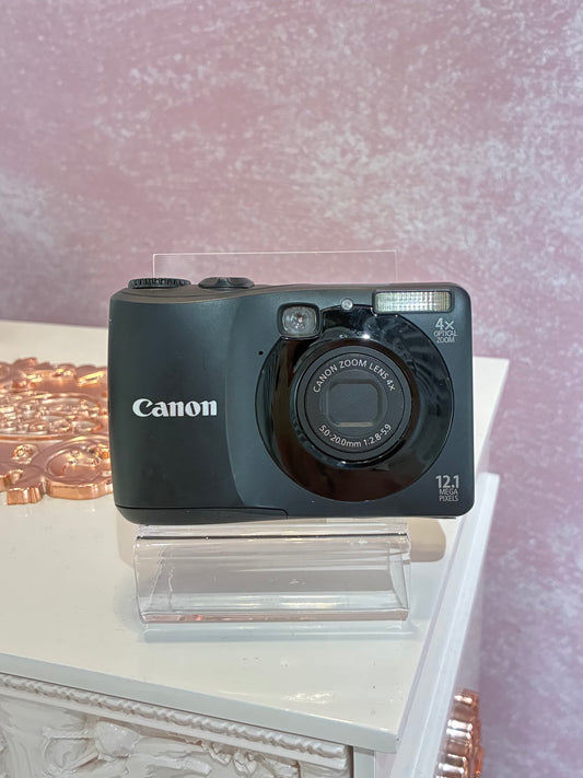 Canon Powershot A1200 HD excellent condition black pink Jennie 同款