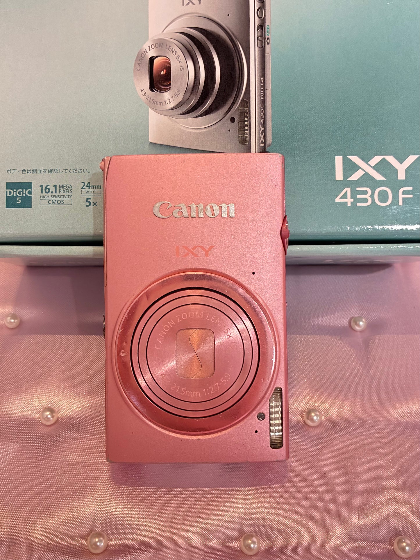 RARE MODEL Canon IXY 430F pink full set (touch screen)