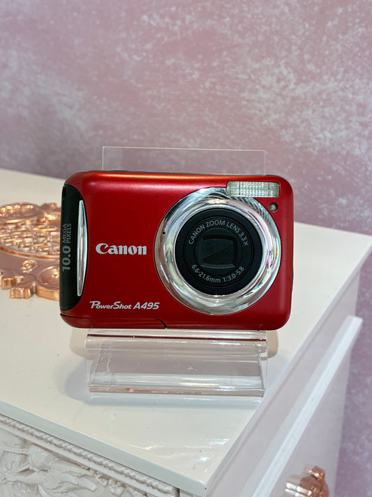 Canon Powershot A495 Red excellent condition
