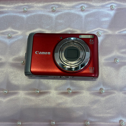 Canon Powershot A3100is in red