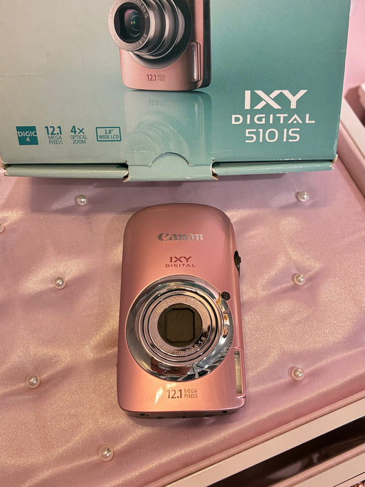 Canon IXY 510IS Pink Full set