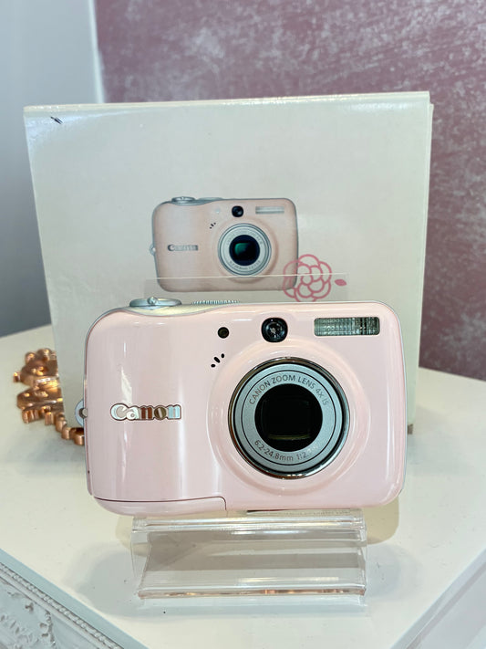 💖Canon Powershot E1 Pink Fullset 99%New 收藏級✨
