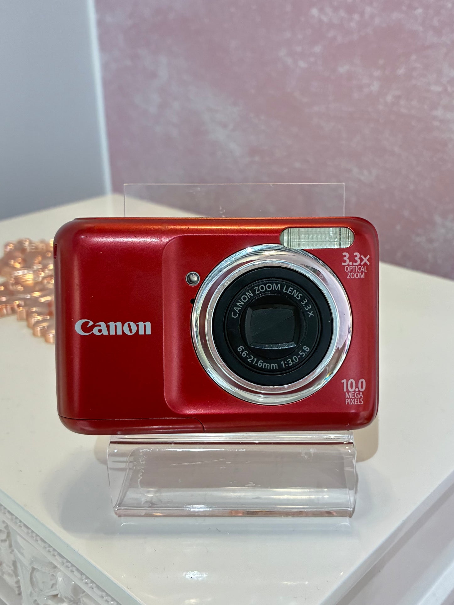 Canon Powershot A800 red