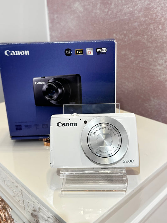 Canon Powershot S200 white 99%new