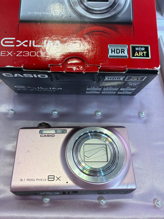 RARE 首次進貨 Casio Exilim EX-Z3000 in pink (full set with box) 85新
