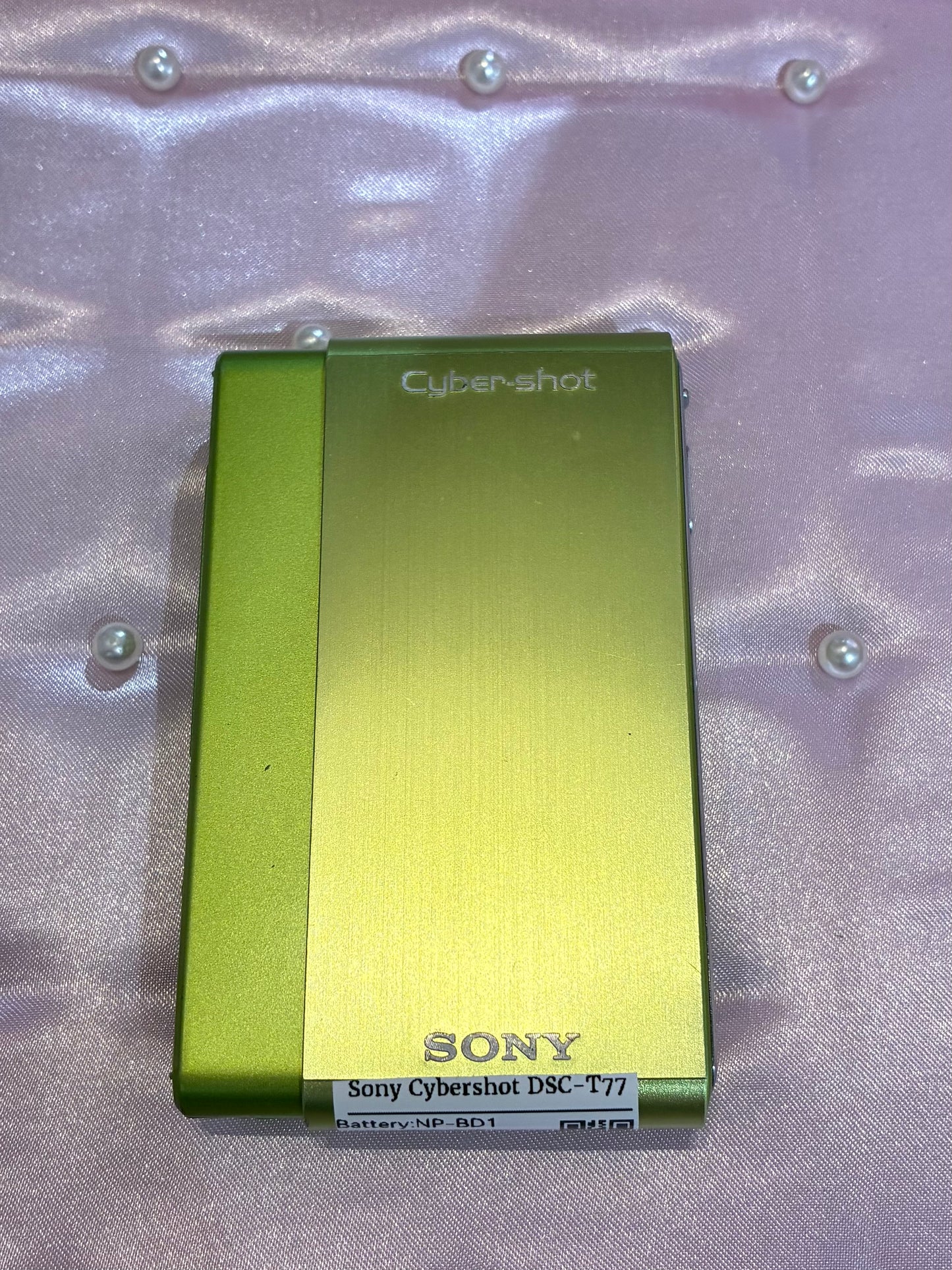 Sony Cybershot DSC-T77 black pink Lisa 同款