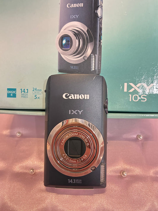 RARE 💕Canon IXY 10S (IXUS 210) BLK Fullset