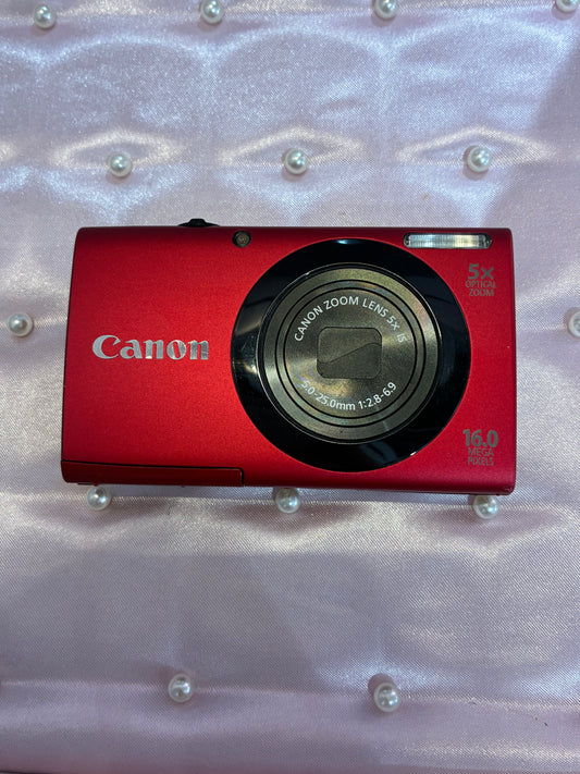 Canon Powershot A3400 IS HD in red 近全新